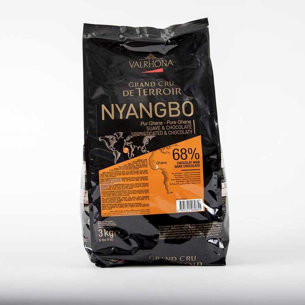 Valrhona Bulk Feves Nyangbo 68%, 3kg