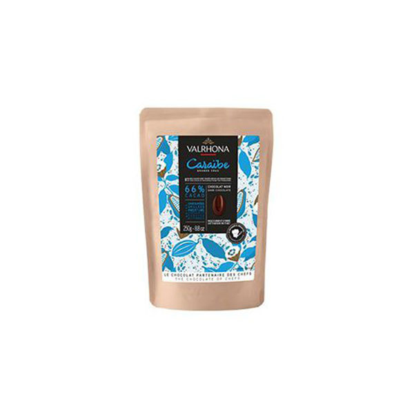 Valrhona Retail Feves Caraibe 66%, 250g