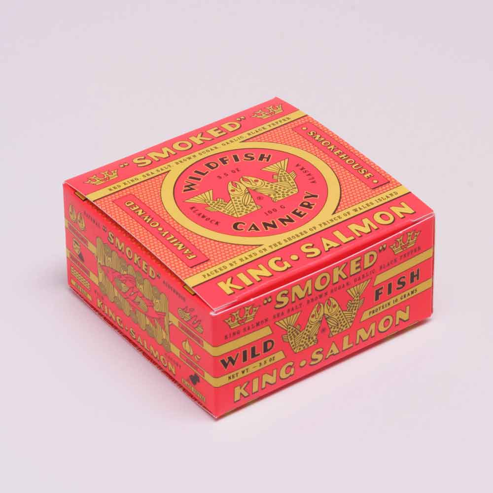 Wildfish Cannery Smoked King Salmon, 3.5oz