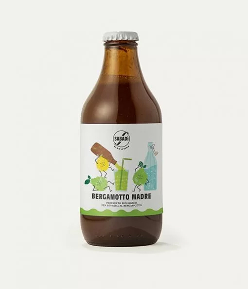 Sabadi Organic Bergamotto Madre (Bergamot Soda Mix), 333ml