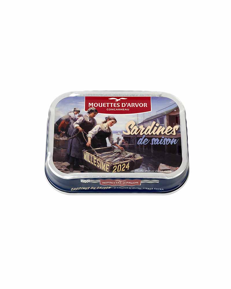 Les Mouettes d'Arvor Sardines Vintage 2024 Season, 115g