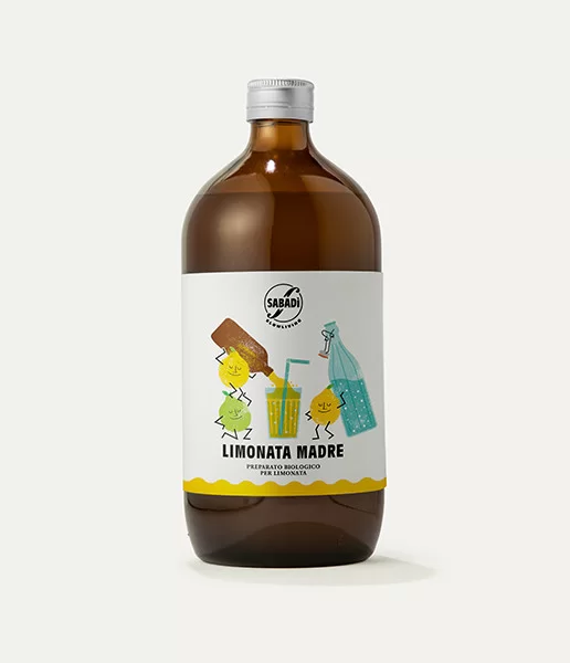 Sabadi Organic Limonata Madre (Lemon Soda Mix), 333ml